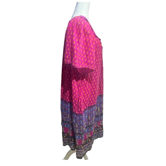 Vibrant & Colorful Bohemian Maxi Dress M - Picture 2 of 5